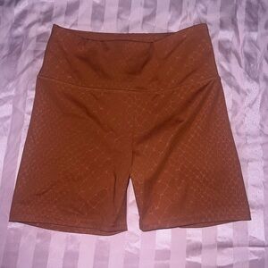 Orange bike shorts